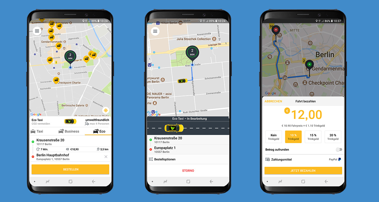 Taxi-App für Berlin